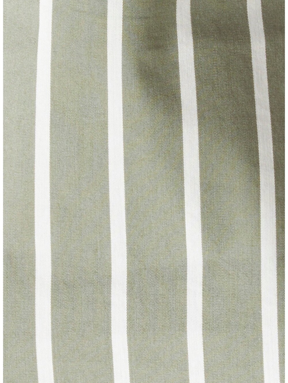 Veronica Beard Devra Stripe Ruched Cotton Blend Button-Up Shirt - Picture 8 of 8